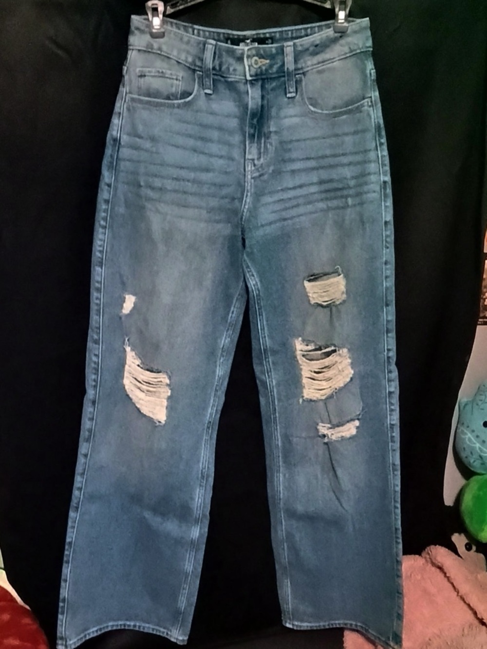 Hollister High-Rise Vintage Stretch Jeans - Green